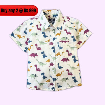 Casual Shirt - Colorful Dino