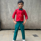 Christmas Tree Shirt with Green Pant - Pant Shirt Set