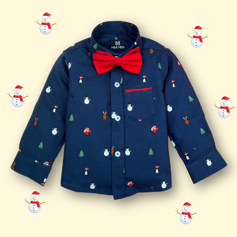 Snowman Bowtie Shirt