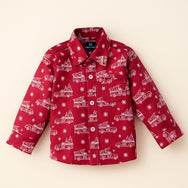 Christmas Tree Printed Kids Shirt