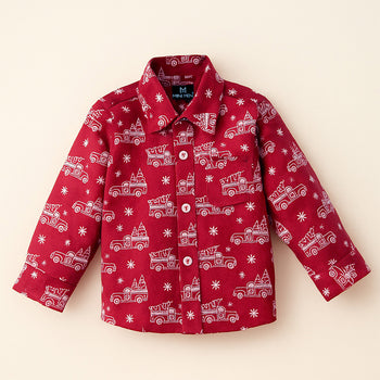 Christmas Tree Printed Kids Shirt