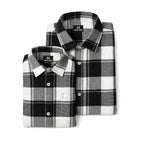 Classic Grey Checks Dad n Son Twinning Shirts
