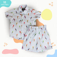 Colorful Birds Co-ord set
