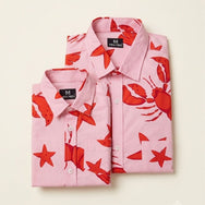Crab printed Dad n Son Twinning Shirt