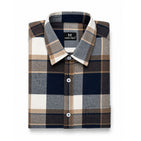Desert Blue Checks Dad Twinning Shirt
