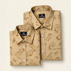 Dino World Dad n Son Twinning Shirt