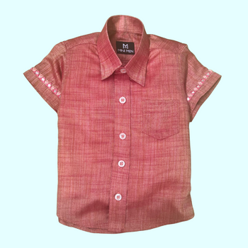 Dusky Pink Silk Shirt