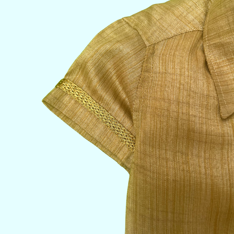 Golden Sun Silk Shirt