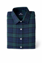 Green n Blue Checks Dad Twinning Shirt