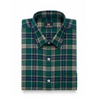 Holiday Pine Green Checks Dad n Son Twinning Shirts