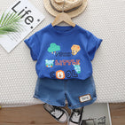 Cool Animals T Shirt Shorts set