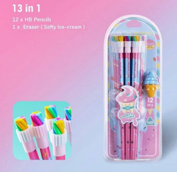 Sweet Time Kawaii Pencil Set