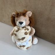 Adorable Lion Soft Toy and Blanket