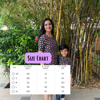 Black Hearts - Mom and Son Twinning Dress