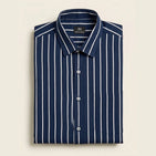 Navy Stripes Dad n Son Twinning Shirt