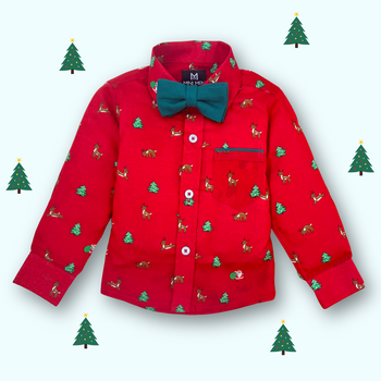 Oh Christmas Tree Bowtie Shirt