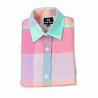 Pastel Checks Son Shirt - (Add-on)