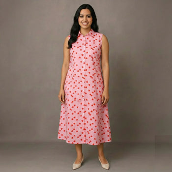 Hearts - Mom Twinning Shirt Dress