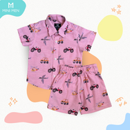 Pink vehicles Co-ord set