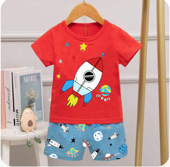 Space T Shirt Shorts Set