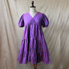 Purple Ikat - Mom Twinning Dress