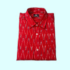 Red Ikat Dad Twinning Shirt