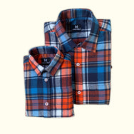 Spectral Checks Dad n Son Twinning Shirts