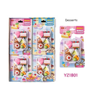 Fancy Kawaii Eraser Set (1 Pack - 6 Fancy Erasers)