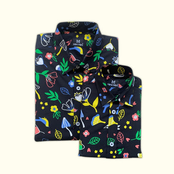 Trippy Flora Dad n Son Twinning Shirts