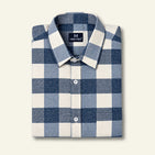 Vintage Blue Checks Dad n Son Twinning Shirt