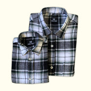 Vintage Grey Dad n Son Twinning Shirts