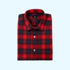 Vintage Noel Red Checks Dad Twinning Shirt