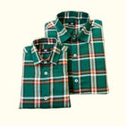 Vintage Pine Checks Dad n Son Shirts