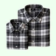 Vintage Grey Dad n Son Twinning Shirts