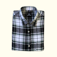 Vintage Grey Checks Son Shirt - (Add-on)