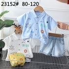 Blue Ocean Shirt Shorts set