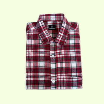 Winter Berry Checks Son Shirt - (Add-on)