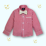 Winter Checks Bowtie Shirt
