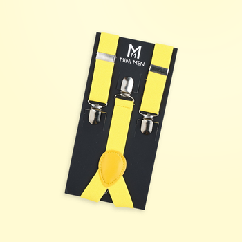Baby Shark Suspender Set - Yellow