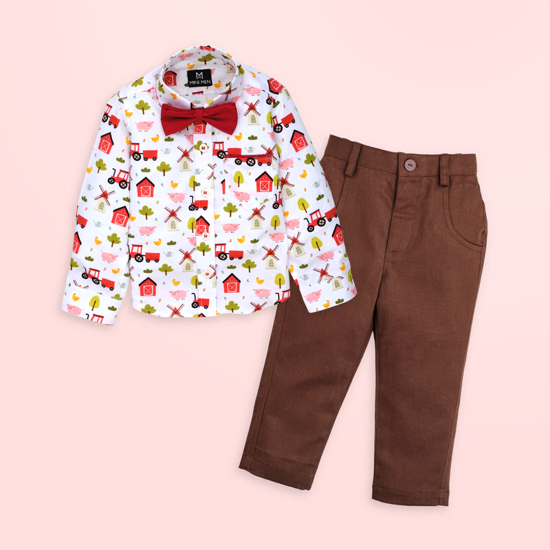 Farm and Brown Pant - Pant Shirt Set