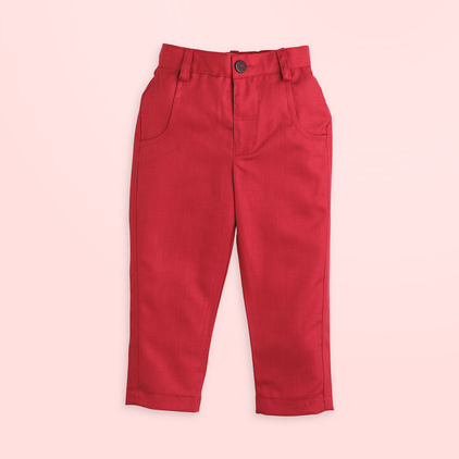 Monster Truck and Red Pant - Pant Shirt Set