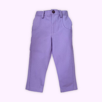 Pastel Ice Cream with Purple Pant - Pant Shirt Set