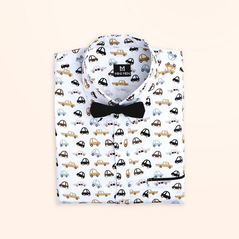 Vintage Car - Dad and Son Twinning Shirts